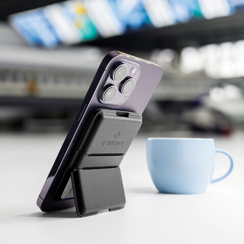 C-Secure MagSafe Phone-Wallet schwarz bedrucken, Art.-Nr. P820.9901