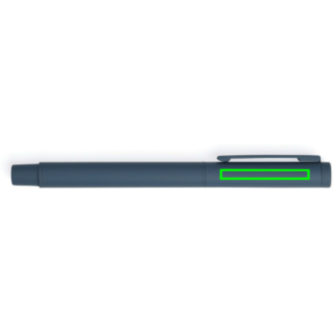 VINGA Baltimore Stift aus RCS recyceltem Stainless-Steel navy blau bedrucken, Art.-Nr. V1690025 VINGA Baltimore Stift aus RCS recyceltem Stainless-Steel navy blau bedrucken, Art.-Nr. V1690025