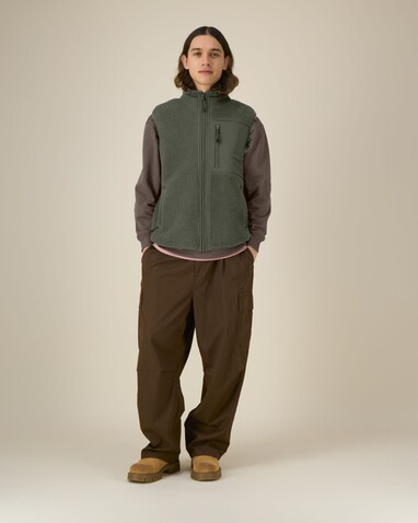 Liner - Die Unisex-Sherpaweste - Khaki - M bedrucken, Art.-Nr. STJU249C2231M Liner - Die Unisex-Sherpaweste - Khaki - M bedrucken, Art.-Nr. STJU249C2231M