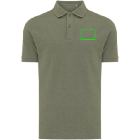 IQONIQ Yosemite Piqué-Poloshirt aus recycelter Baumwolle heather green bedrucken, Art.-Nr. T9200.015.5XL IQONIQ Yosemite Piqué-Poloshirt aus recycelter Baumwolle heather green bedrucken, Art.-Nr. T9200.015.5XL