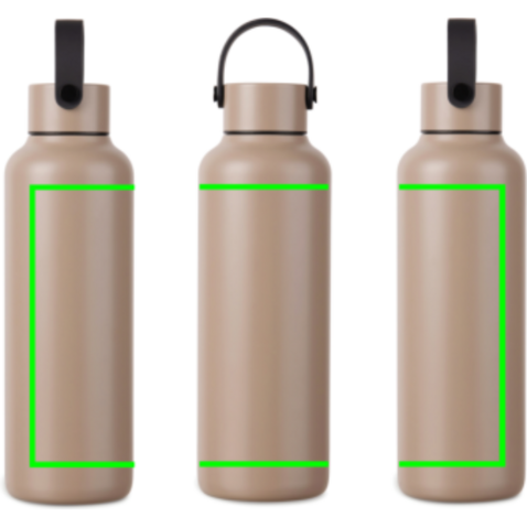 VINGA Baltimore RCS recyc. Edelstahlflasche 600ml greige bedrucken, Art.-Nr. V4300509 VINGA Baltimore RCS recyc. Edelstahlflasche 600ml greige bedrucken, Art.-Nr. V4300509