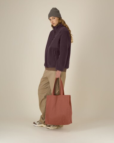 Mid Tote Bag - Das mittelschwere gewebte Tote Bag - Heritage Brown - OS bedrucken, Art.-Nr. STAU116C730OS