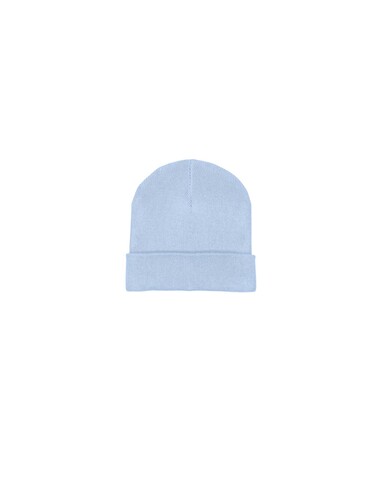 Rib Beanie - Der Rippstrick-Beanie - Blue Soul - OS bedrucken, Art.-Nr. STAU772C149OS