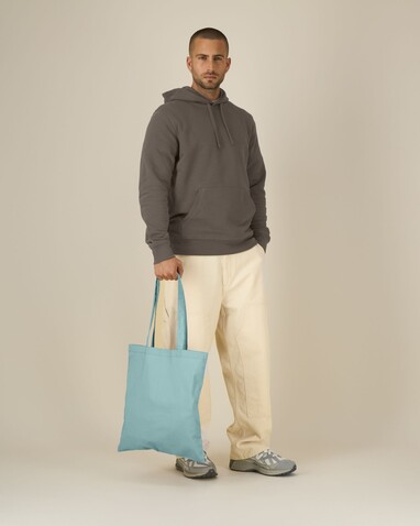 Light Tote Bag - Das leichte gewebte Tote Bag - Teal Monstera - OS bedrucken, Art.-Nr. STAU773C060OS