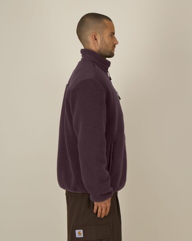 Brooker - Die Relaxed Unisex-Sherpajacke - Red Brown - M bedrucken, Art.-Nr. STJU248C1161M