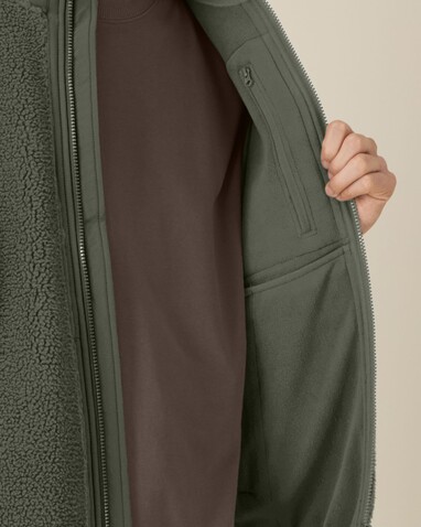 Liner - Die Unisex-Sherpaweste - Khaki - XL bedrucken, Art.-Nr. STJU249C2231X Liner - Die Unisex-Sherpaweste - Khaki - XL bedrucken, Art.-Nr. STJU249C2231X