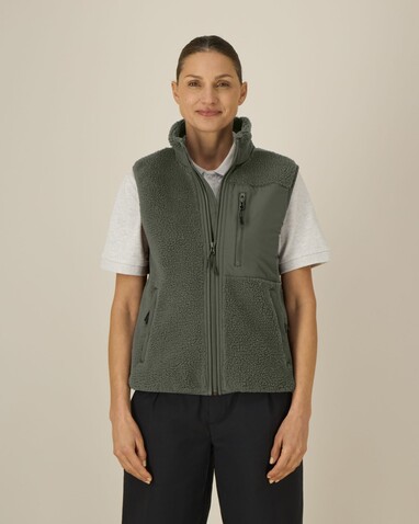 Liner - Die Unisex-Sherpaweste - Khaki - XL bedrucken, Art.-Nr. STJU249C2231X Liner - Die Unisex-Sherpaweste - Khaki - XL bedrucken, Art.-Nr. STJU249C2231X