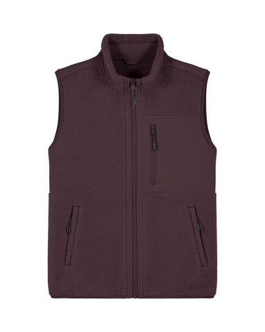 Liner - Die Unisex-Sherpaweste - Red Brown - XXS bedrucken, Art.-Nr. STJU249C1162S Liner - Die Unisex-Sherpaweste - Red Brown - XXS bedrucken, Art.-Nr. STJU249C1162S