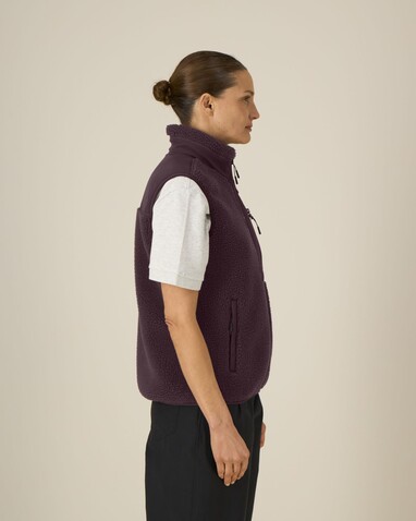 Liner - Die Unisex-Sherpaweste - Red Brown - XXS bedrucken, Art.-Nr. STJU249C1162S Liner - Die Unisex-Sherpaweste - Red Brown - XXS bedrucken, Art.-Nr. STJU249C1162S