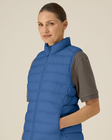 Stella Climber 2.0 - Die Damen-Weste - Mindful Blue - M bedrucken, Art.-Nr. STJW190C7291M