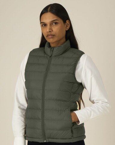 Stella Climber 2.0 - Die Damen-Weste - Khaki - S bedrucken, Art.-Nr. STJW190C2231S Stella Climber 2.0 - Die Damen-Weste - Khaki - S bedrucken, Art.-Nr. STJW190C2231S