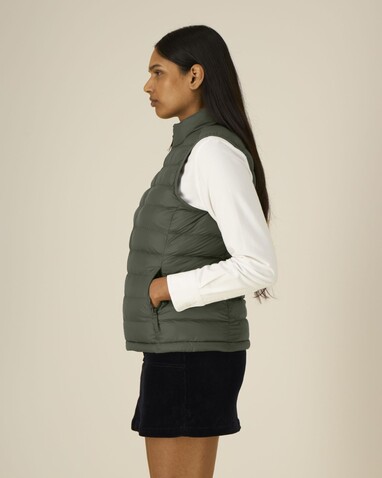 Stella Climber 2.0 - Die Damen-Weste - Khaki - S bedrucken, Art.-Nr. STJW190C2231S Stella Climber 2.0 - Die Damen-Weste - Khaki - S bedrucken, Art.-Nr. STJW190C2231S
