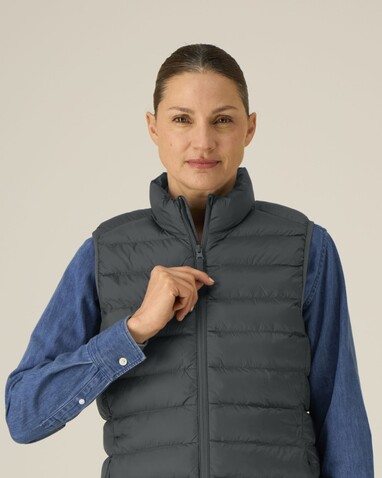 Stella Climber 2.0 - Die Damen-Weste - Anthracite - S bedrucken, Art.-Nr. STJW190C2531S Stella Climber 2.0 - Die Damen-Weste - Anthracite - S bedrucken, Art.-Nr. STJW190C2531S