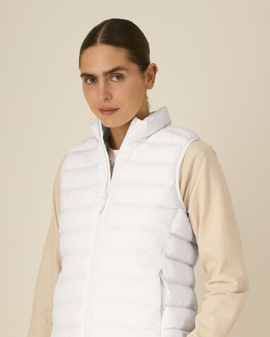 Stella Climber 2.0 - Die Damen-Weste - Off White - M bedrucken, Art.-Nr. STJW190C0181M