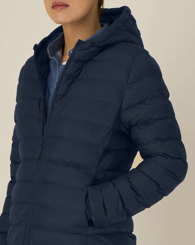 Stella Voyager 2.0 - Die wattierte Damen-Jacke - French Navy - XL bedrucken, Art.-Nr. STJW191C7271X Stella Voyager 2.0 - Die wattierte Damen-Jacke - French Navy - XL bedrucken, Art.-Nr. STJW191C7271X