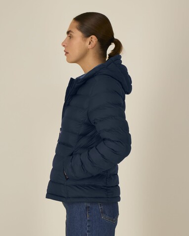Stella Voyager 2.0 - Die wattierte Damen-Jacke - French Navy - XL bedrucken, Art.-Nr. STJW191C7271X Stella Voyager 2.0 - Die wattierte Damen-Jacke - French Navy - XL bedrucken, Art.-Nr. STJW191C7271X
