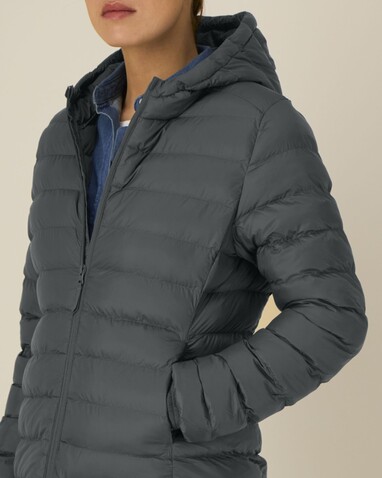 Stella Voyager 2.0 - Die wattierte Damen-Jacke - Anthracite - S bedrucken, Art.-Nr. STJW191C2531S