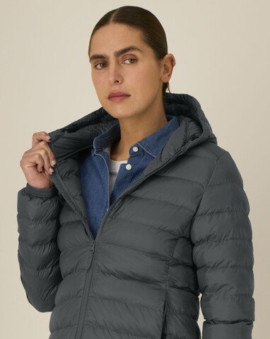Stella Voyager 2.0 - Die wattierte Damen-Jacke - Anthracite - S bedrucken, Art.-Nr. STJW191C2531S
