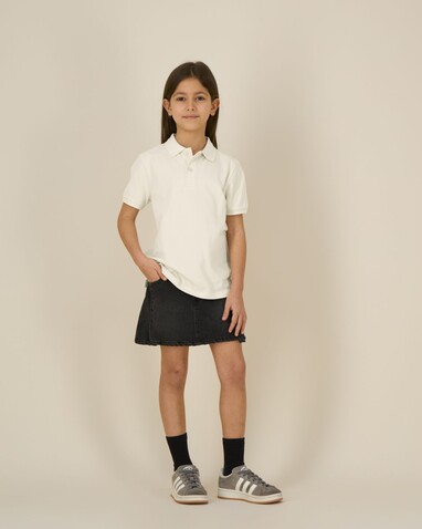Mini Sprinter - Das Iconic Kinder-Polo - Natural Raw - 5-6/110-116cm bedrucken, Art.-Nr. STPK908C05405
