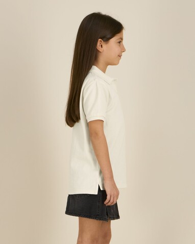 Mini Sprinter - Das Iconic Kinder-Polo - Natural Raw - 5-6/110-116cm bedrucken, Art.-Nr. STPK908C05405