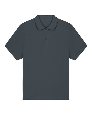 Stella Coaster - Das Damen-Polo - India Ink Grey - S bedrucken, Art.-Nr. STPW977C7151S