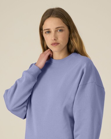 Radder 2.0 - Das Oversized Rundhals-Unisex-Sweatshirt - Violet - XL bedrucken, Art.-Nr. STSU208C1341X