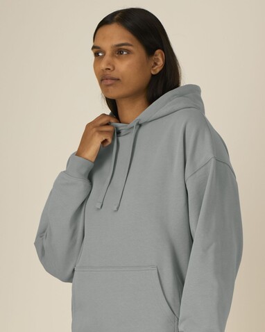 Slammer 2.0 - Der Oversized Unisex-Hoodie - Misty Grey - XXL bedrucken, Art.-Nr. STSU209C1382X