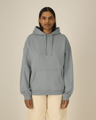 Slammer 2.0 - Der Oversized Unisex-Hoodie - Misty Grey - L bedrucken, Art.-Nr. STSU209C1381L