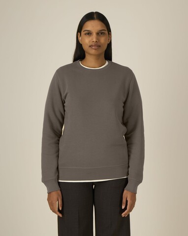 Roller - Das Rundhals-Unisex-Sweatshirt - Mocha - M bedrucken, Art.-Nr. STSU868C1351M
