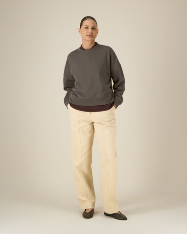 Stella Alma - Das Iconic Damen-Rundhals-Sweatshirt - Mocha - S bedrucken, Art.-Nr. STSW212C1351S