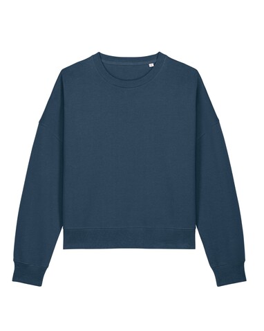 Stella Alma - Das Iconic Damen-Rundhals-Sweatshirt - Deep Teal - XS bedrucken, Art.-Nr. STSW212C136XS