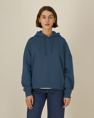 Stella Nora - Der Iconic Damen-Hoodie - Deep Teal - XL bedrucken, Art.-Nr. STSW213C1361X