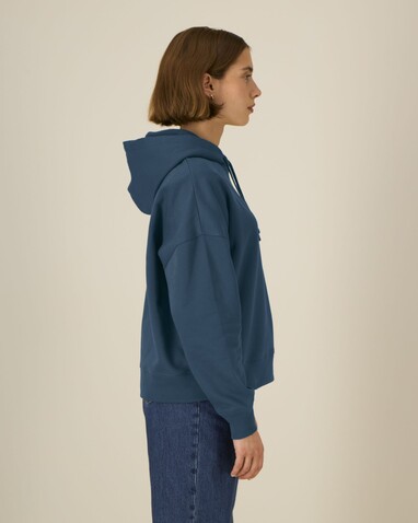 Stella Nora - Der Iconic Damen-Hoodie - Deep Teal - S bedrucken, Art.-Nr. STSW213C1361S