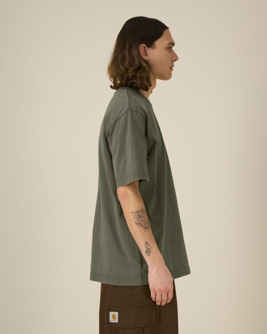 Freestyler Vintage - Das schwere Garment-Dyed Unisex-T-Shirt - G. Dyed Khaki - XS bedrucken, Art.-Nr. STTU073C109XS