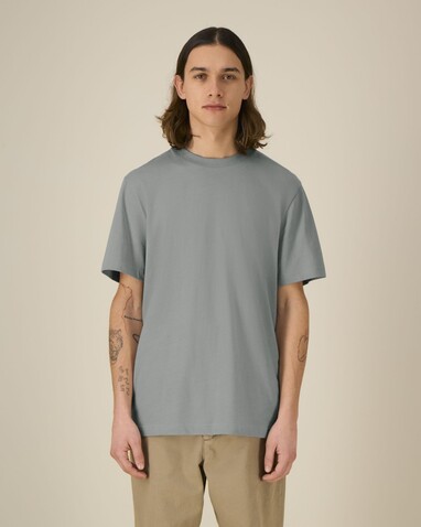 Sparker 2.0 - Das Relaxed Unisex-T-Shirt - Misty Grey - M bedrucken, Art.-Nr. STTU171C1381M