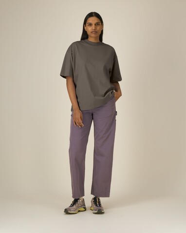 Blaster 2.0 - Das Oversized Unisex-T-Shirt mit Stehkragen - Mocha - XL bedrucken, Art.-Nr. STTU959C1351X
