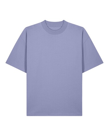 Blaster 2.0 - Das Oversized Unisex-T-Shirt mit Stehkragen - Violet - XXL bedrucken, Art.-Nr. STTU959C1342X