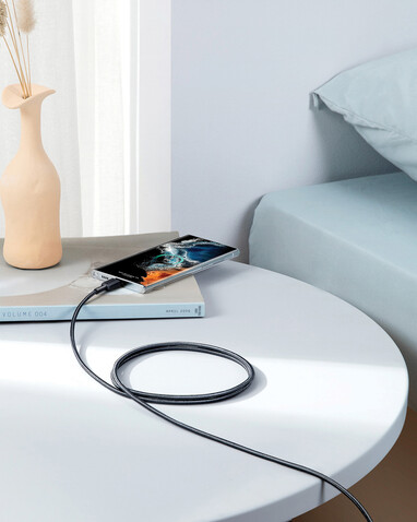 Anker USB-C to USB-C Kabel - 1.8 Meter, 60W grau, schwarz bedrucken, Art.-Nr. RBA81F6G11 Anker USB-C to USB-C Kabel - 1.8 Meter, 60W grau, schwarz bedrucken, Art.-Nr. RBA81F6G11