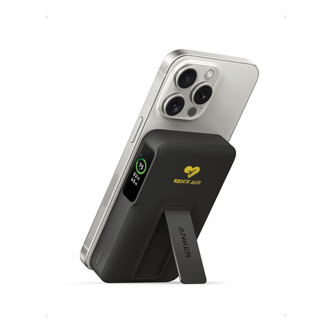 Anker MagGo QI2 magnetische Powerbank 10.000mah schwarz bedrucken, Art.-Nr. RBA1654G11 Anker MagGo QI2 magnetische Powerbank 10.000mah schwarz bedrucken, Art.-Nr. RBA1654G11