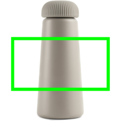 VINGA Erie 450ml Vakuumflasche aus RCS recyceltem Stahl grau bedrucken, Art.-Nr. V430019 VINGA Erie 450ml Vakuumflasche aus RCS recyceltem Stahl grau bedrucken, Art.-Nr. V430019