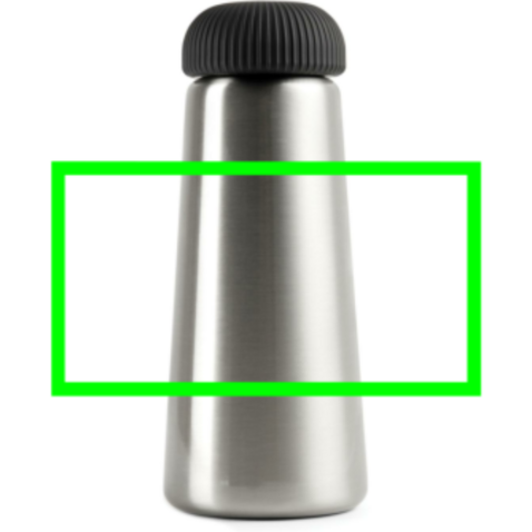 VINGA Erie 450ml Vakuumflasche aus RCS recyceltem Stahl silber bedrucken, Art.-Nr. V430012