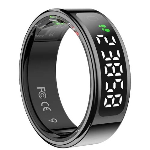 Prixton Orbyt Touch Smart Ring, schwarz, size 8 (18,3 mm) bedrucken, Art.-Nr. 1PA61904 Prixton Orbyt Touch Smart Ring, schwarz, size 8 (18,3 mm) bedrucken, Art.-Nr. 1PA61904