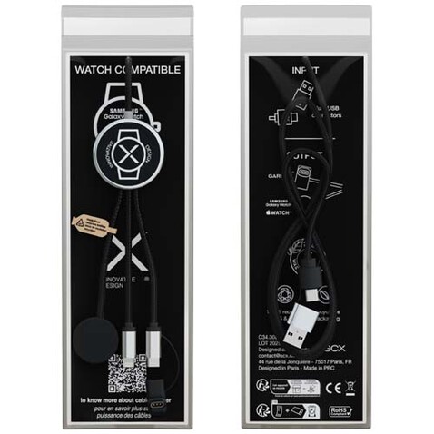 SCX.design C34 7 in 1 Ladekabel für Smartwatches, schwarz bedrucken, Art.-Nr. 1PX21490 SCX.design C34 7 in 1 Ladekabel für Smartwatches, schwarz bedrucken, Art.-Nr. 1PX21490