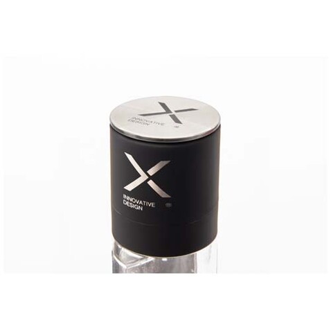 SCX.design K08 Salz und Pfeffermühle aus Keramik, schwarz bedrucken, Art.-Nr. 1PX22490