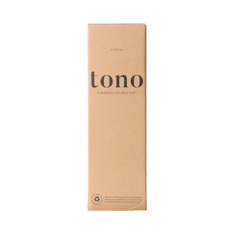 VINGA Tono RCS Thermoskanne mit zwei Bechern, 750ml schwarz bedrucken, Art.-Nr. V4300701 VINGA Tono RCS Thermoskanne mit zwei Bechern, 750ml schwarz bedrucken, Art.-Nr. V4300701