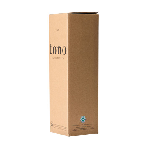 VINGA Tono RCS Thermoskanne mit zwei Bechern, 750ml schwarz bedrucken, Art.-Nr. V4300701 VINGA Tono RCS Thermoskanne mit zwei Bechern, 750ml schwarz bedrucken, Art.-Nr. V4300701
