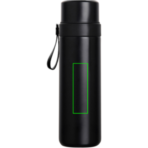 VINGA Tono RCS Thermoskanne mit zwei Bechern, 750ml schwarz bedrucken, Art.-Nr. V4300701 VINGA Tono RCS Thermoskanne mit zwei Bechern, 750ml schwarz bedrucken, Art.-Nr. V4300701