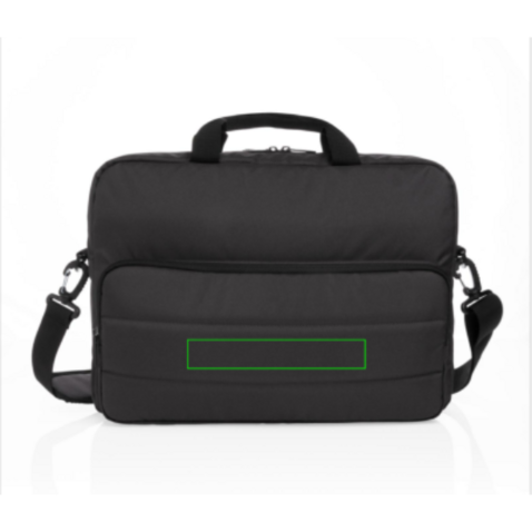 Impact AWARE™ RPET 15,6" Laptop-Tasche schwarz bedrucken, Art.-Nr. P730.041 Impact AWARE™ RPET 15,6" Laptop-Tasche schwarz bedrucken, Art.-Nr. P730.041