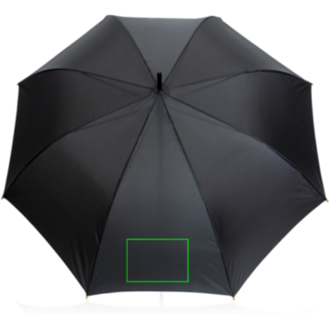 27" Impact AWARE™ RPET 190T Auto-Open Bambus-Schirm schwarz bedrucken, Art.-Nr. P850.661 27" Impact AWARE™ RPET 190T Auto-Open Bambus-Schirm schwarz bedrucken, Art.-Nr. P850.661