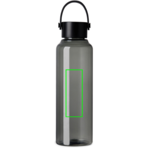 VINGA Baltimore RCS rPET-Flasche 550ml schwarz bedrucken, Art.-Nr. V4330601